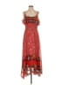 One September Paisley Red Casual Dress Size S - photo 1