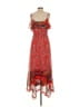 One September Paisley Red Casual Dress Size S - photo 2