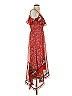 One September Paisley Red Casual Dress Size S - photo 4