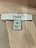 Joie 100% Silk Tan Blouse Size M - photo 6