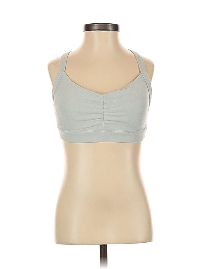 Pre-owned Vuori Sports Bra In Gray