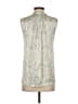 Joe Fresh 100% Polyester Ivory Sleeveless Blouse Size S - photo 2