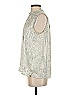Joe Fresh 100% Polyester Ivory Sleeveless Blouse Size S - photo 5