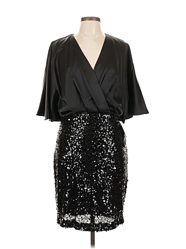 Pre-owned Eliza J Cocktail Dress In Black