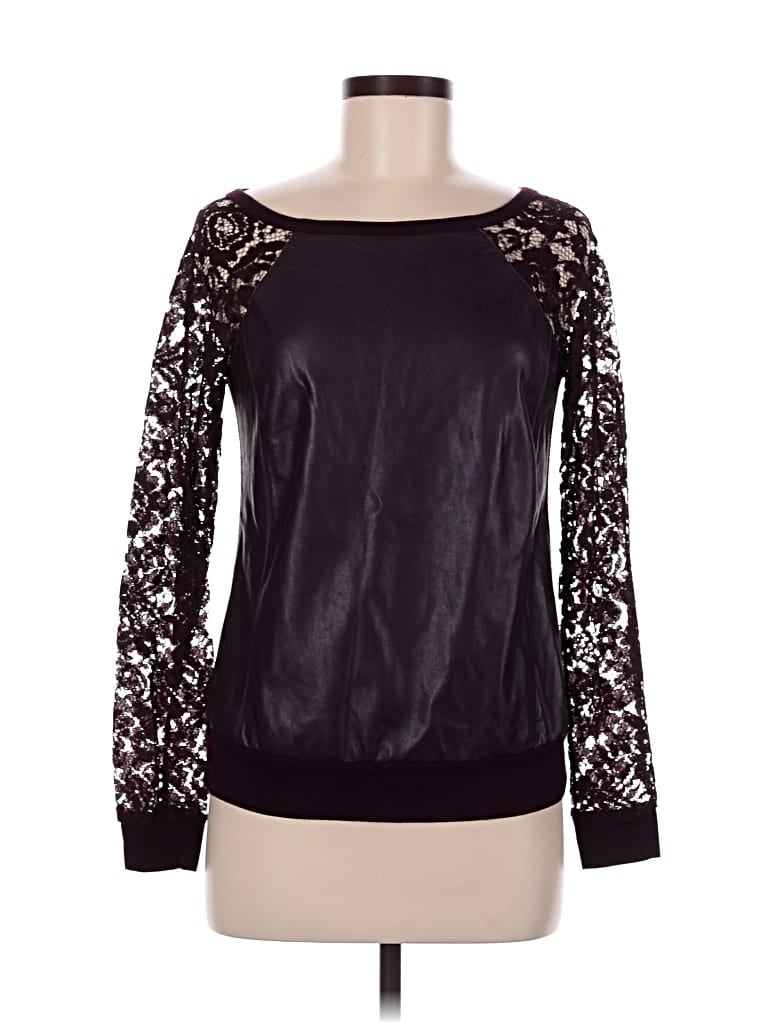 Pre-owned Bailey44 Long Sleeve Blouse In Black
