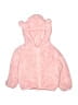 Assorted Brands 100% Polyester Pink Zip Up Hoodie Size 100 cm / US 3-4 - photo 1