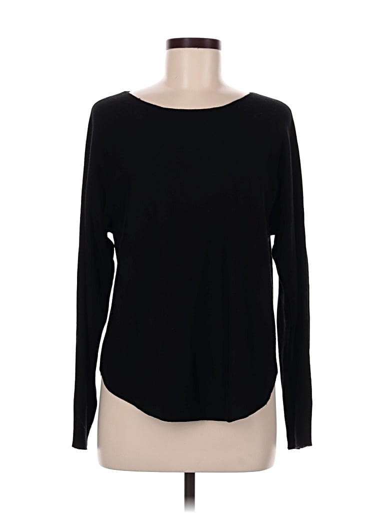 Pre-owned M Magaschoni Pullover Sweater In Black