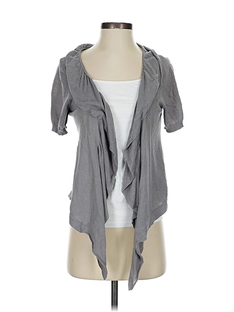 ANN TAYLOR LOFT Pre-owned Cardigan Sweater In Gray