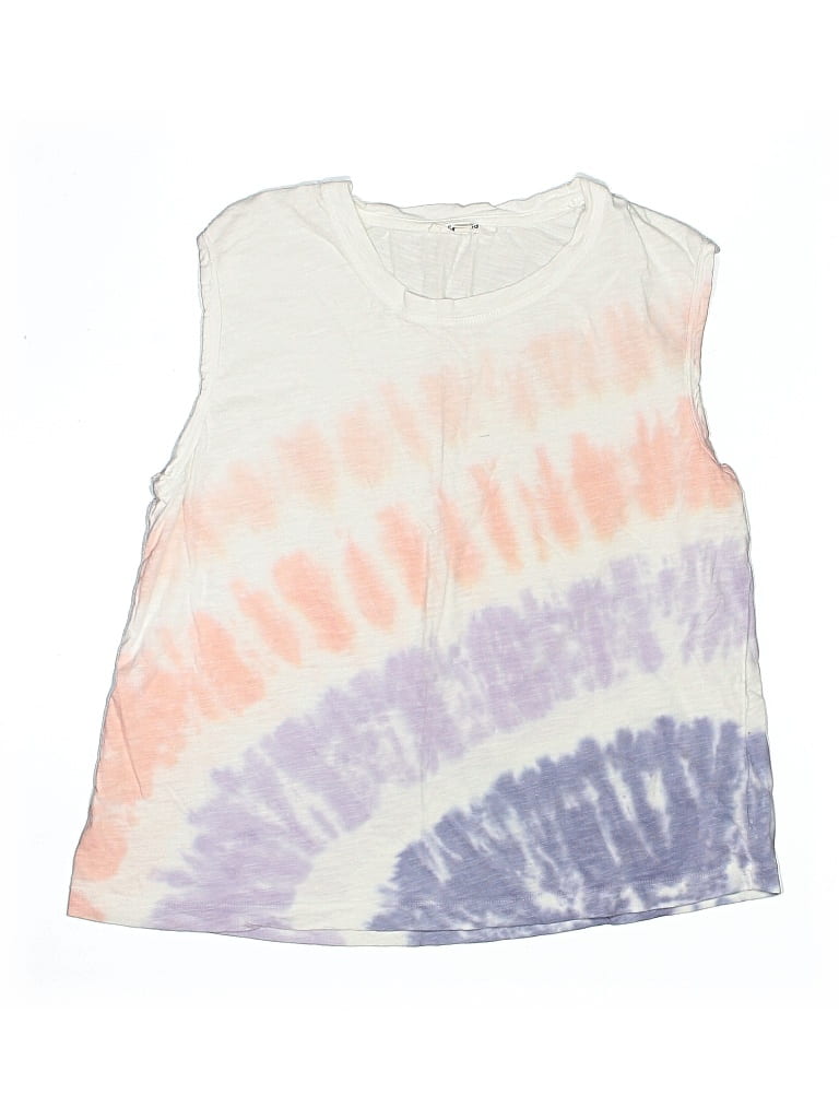 Pre-owned Splendid Kids' Sleeveless T-shirt In White