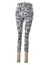 Athleta Animal Print White Leggings Size M - photo 2