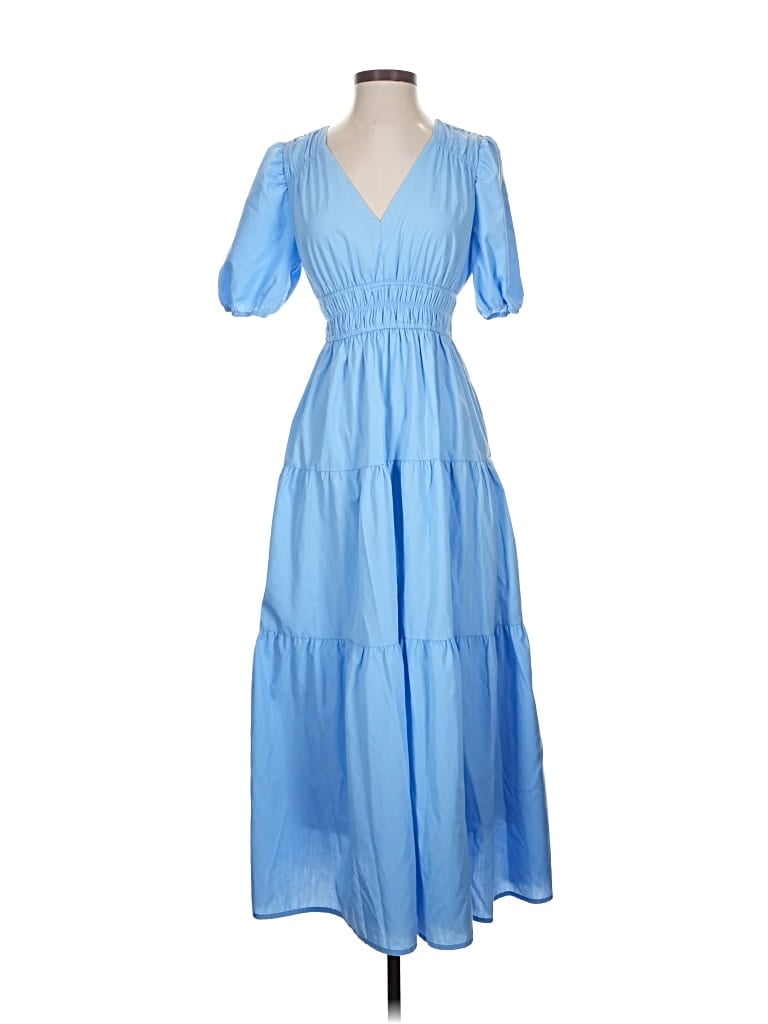 Pre-owned Moon River Casual Dress In Blue