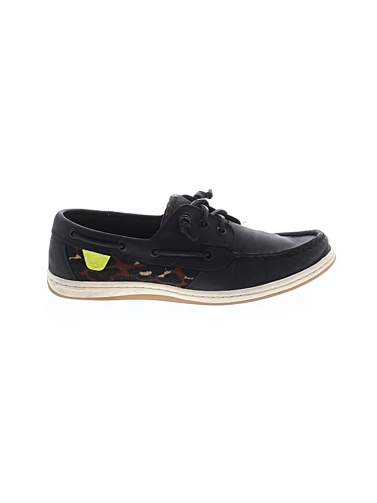 Pre-owned Sperry Top-sider® Flats Black Shoes
