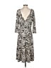 Lily Animal Print Ivory Casual Dress Size S - photo 2