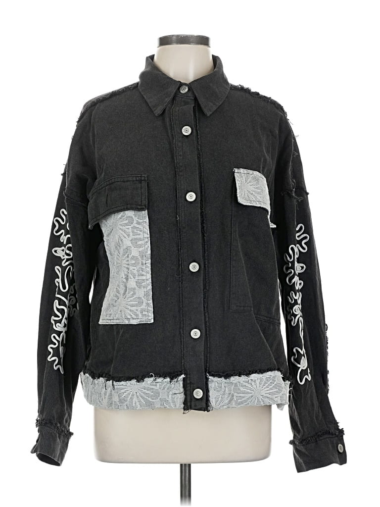 Pre-owned Davi & Dani Jacket In Gray