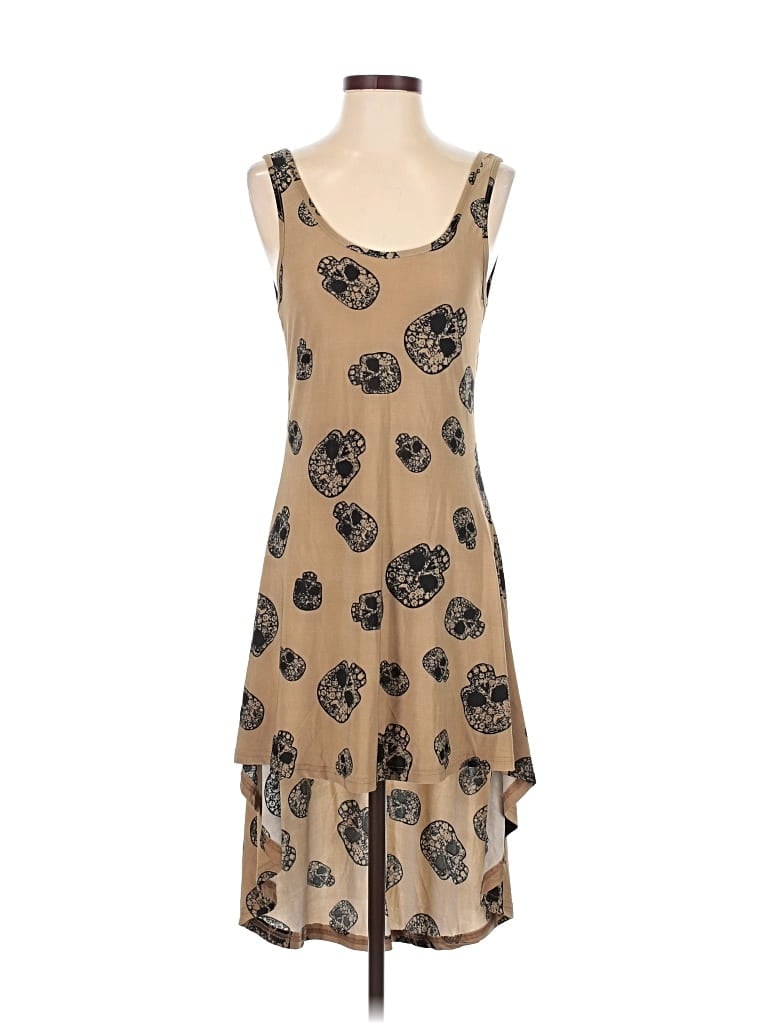 Pre-owned Angie Cocktail Dress In Brown