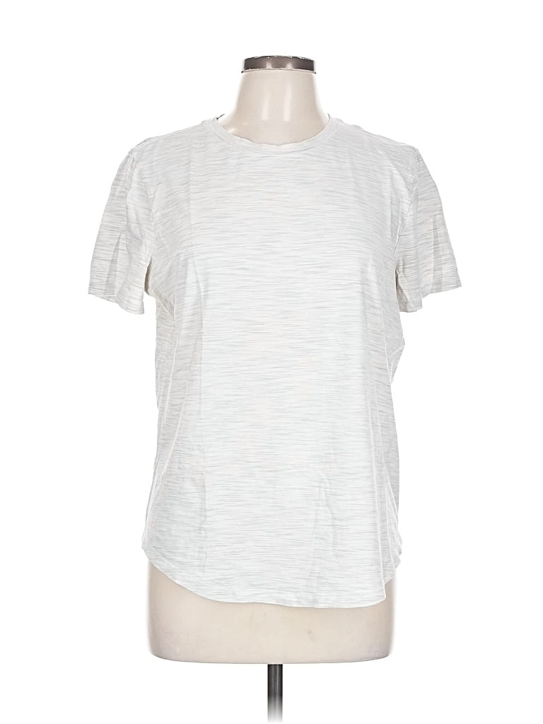 Pre-owned Lululemon Athletica Active T-shirt In Gray