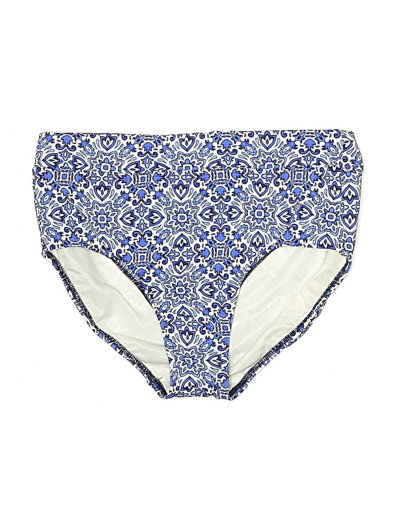 Pre-owned Lands' End Swimsuit Bottoms In Blue