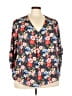 Q&A 100% Polyester Black 3/4 Sleeve Blouse Size 3X - photo 1