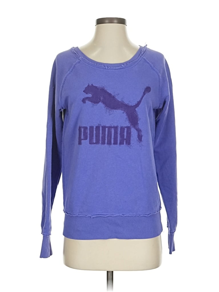 Pre-owned Puma Sweatshirt In Purple