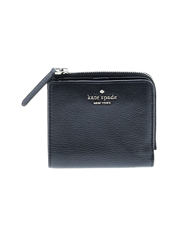 Pre-owned Kate Spade New York Leather Wallet In Black