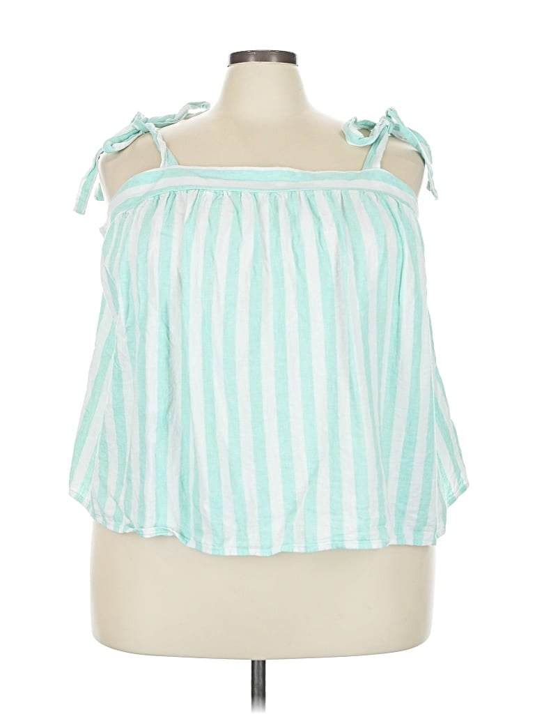 Pre-owned Stoney Clover Lane X Target Sleeveless Blouse In Green