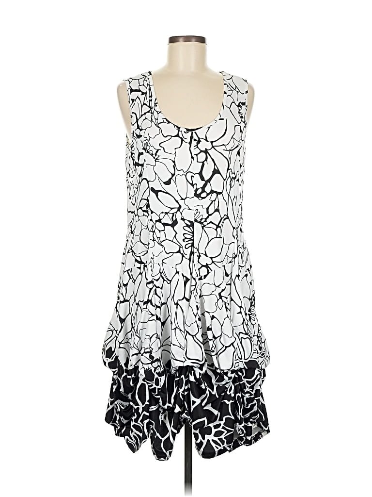 Pre-owned Tango Mango Cocktail Dress In White