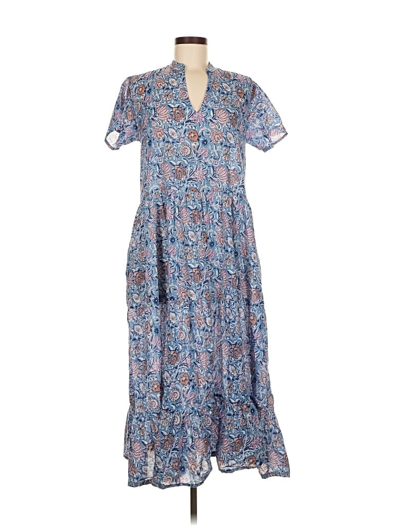Pre-owned Dolma Casual Dress In Blue