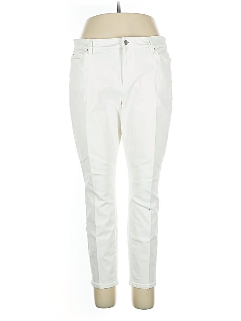 ANN TAYLOR FACTORY Pre-owned Jeans In White