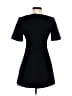 Zara 100% Polyester Solid Black Casual Dress Size S - photo 2