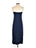 Le Superbe Solid Blue Cocktail Dress Size S - photo 2