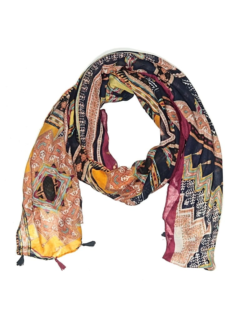 Pre-owned Unbranded Scarf In Burgundy