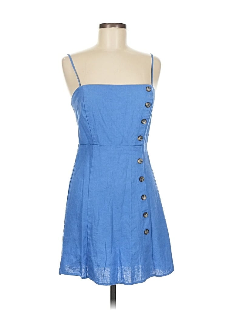 Pre-owned Copper Key Casual Dress In Blue