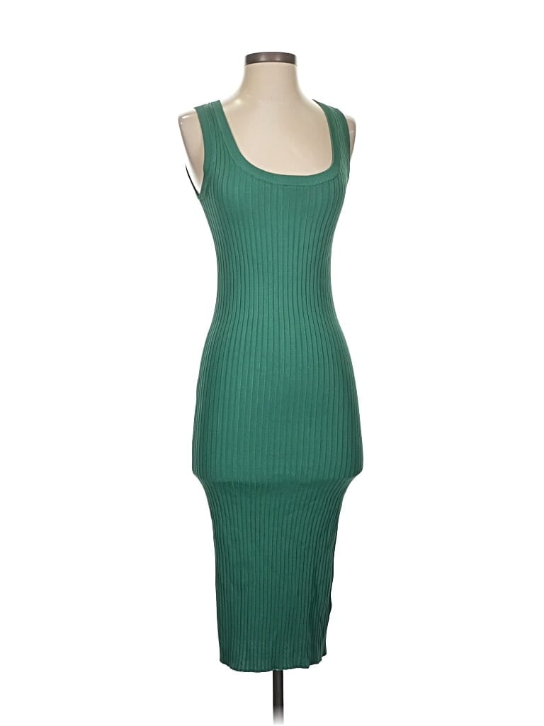 Pre-owned H&m Cocktail Dress In Green