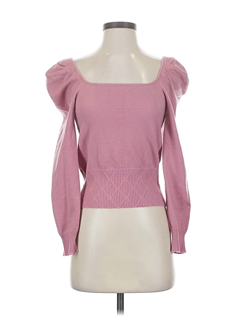 Pre-owned Lush Pullover Sweater In Pink