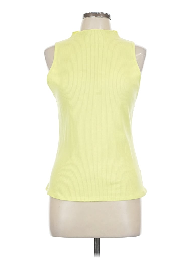 Pre-owned Maeve By Anthropologie Sleeveless T-shirt In Yellow