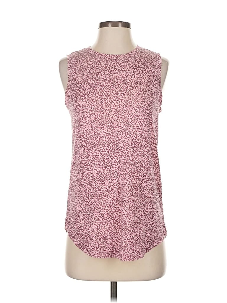 Pre-owned Athleta Sleeveless T-shirt In Pink