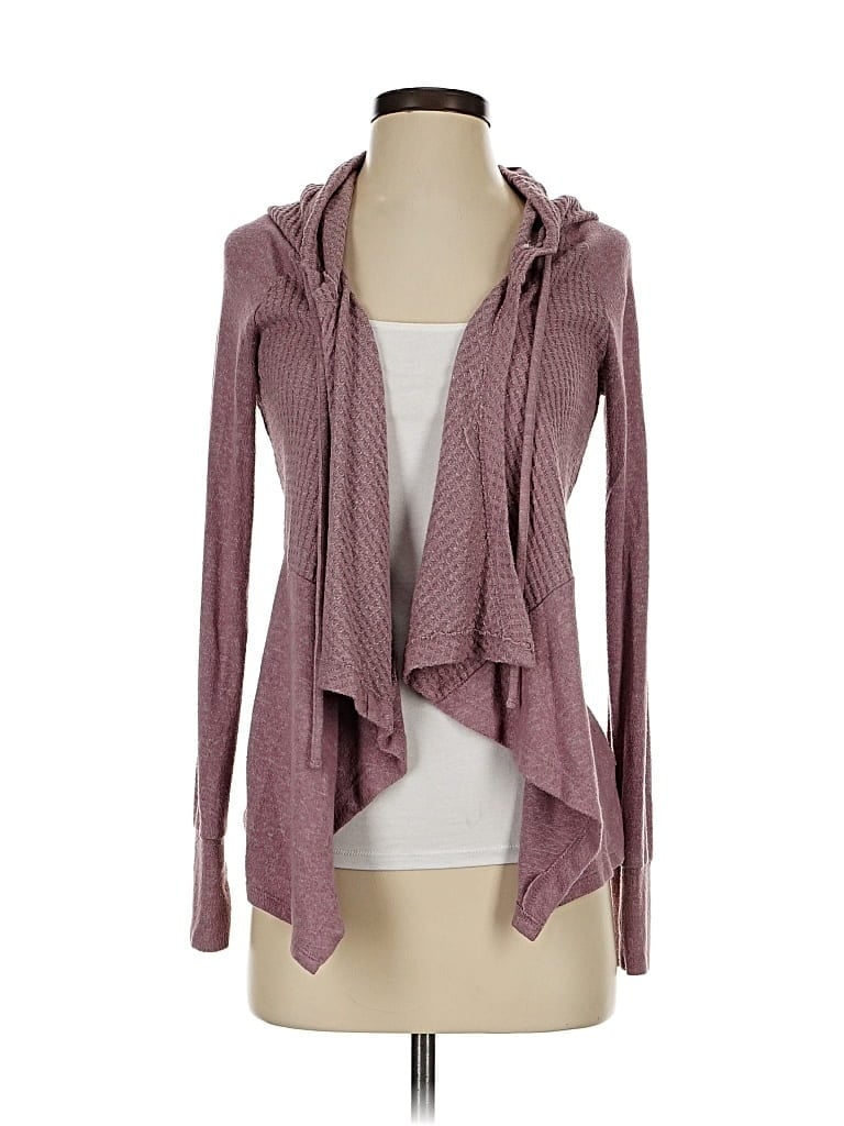 Pre-owned Mudd Cardigan Sweater In Purple