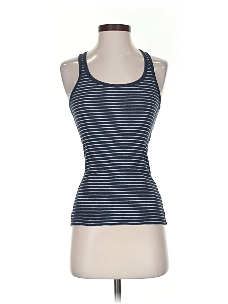 Pre-owned Vince Tank Top Blue Halter Neckline Tops