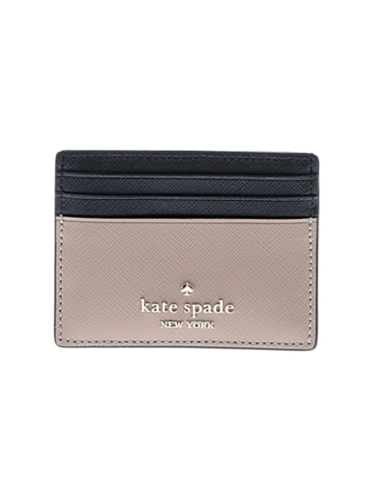 Pre-owned Kate Spade New York Leather Card Holder In Black