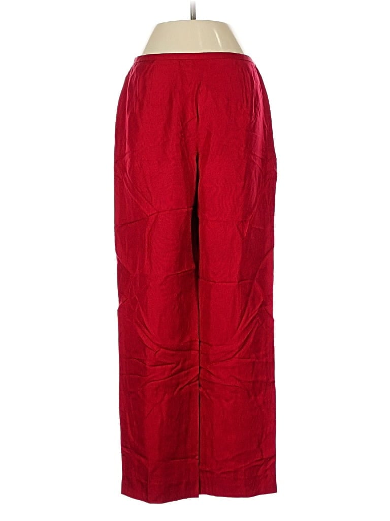Pre-owned Ann Taylor Silk Pants In Red