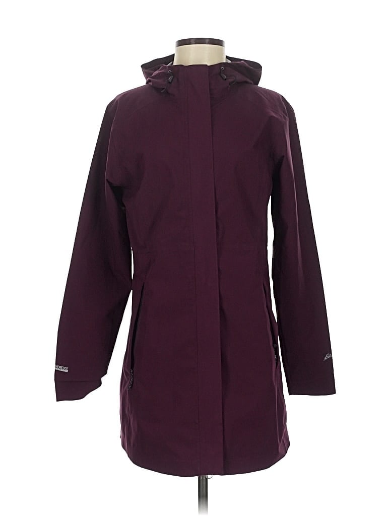 Pre-owned Eddie Bauer Raincoat In Purple