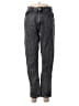Zara Chevron-herringbone Gray Jeans Size 6 - photo 1