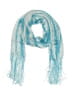 Unbranded Stripes Teal Blue Scarf One size - photo 1