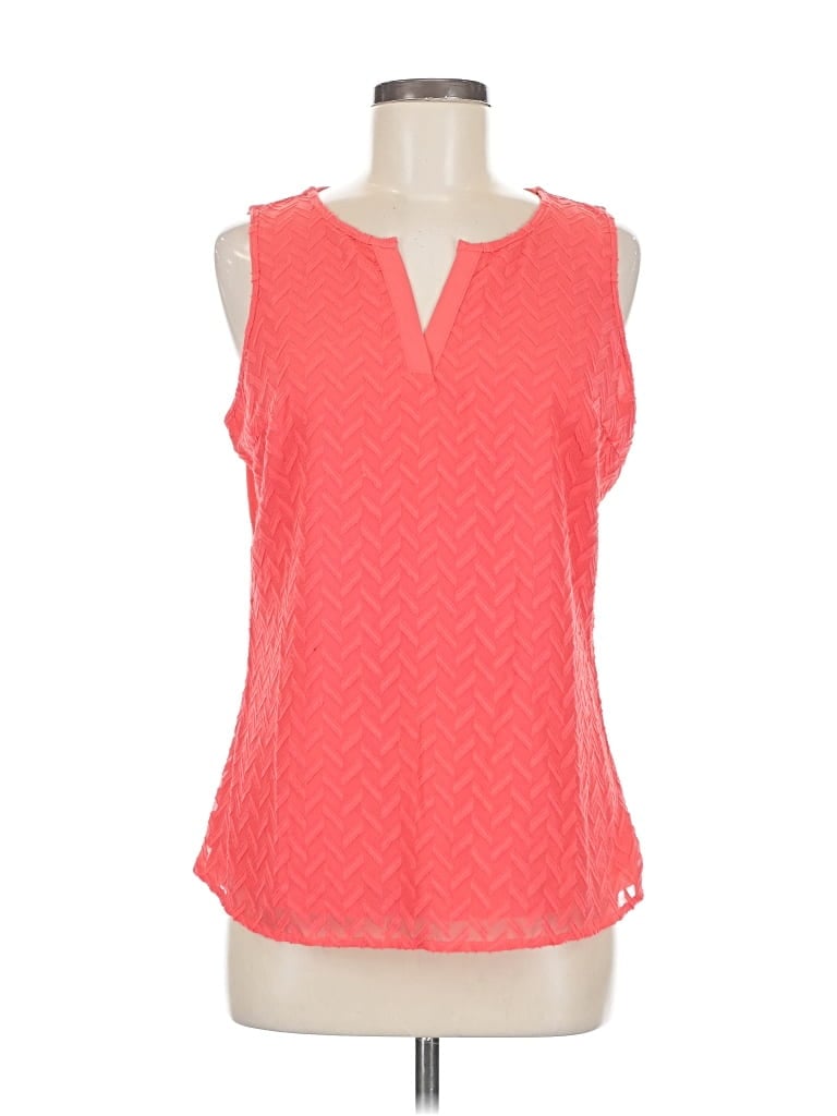 Pre-owned Market & Spruce Sleeveless Blouse In Orange