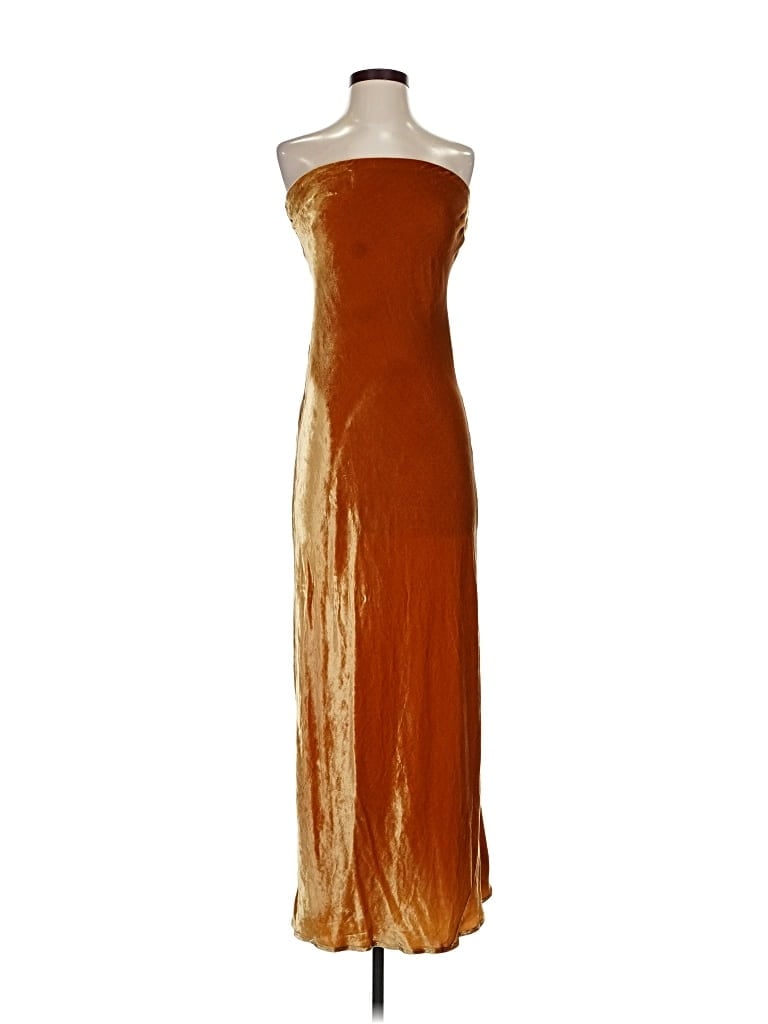 Pre-owned Reformation Cocktail Dress In Brown