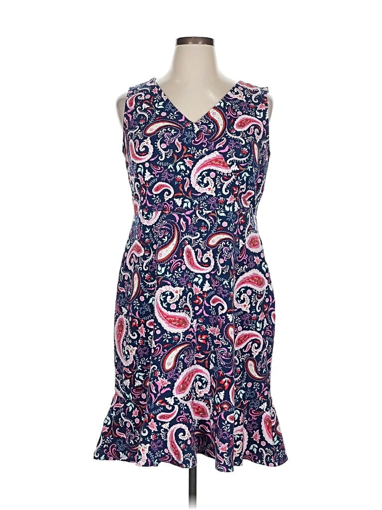 Pre-owned Talbots Cocktail Dress In Blue