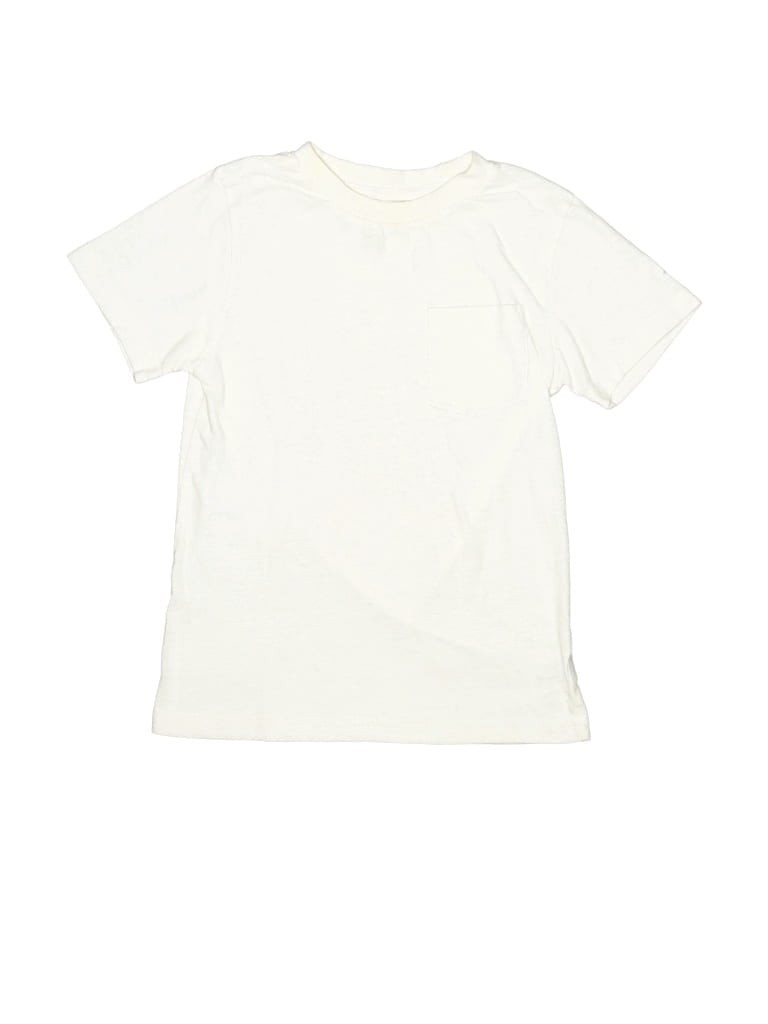 Pre-owned Nordstrom Kids' Short Sleeve T-shirt In White