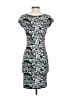 Max Studio Graphic Gray Casual Dress Size S - photo 2