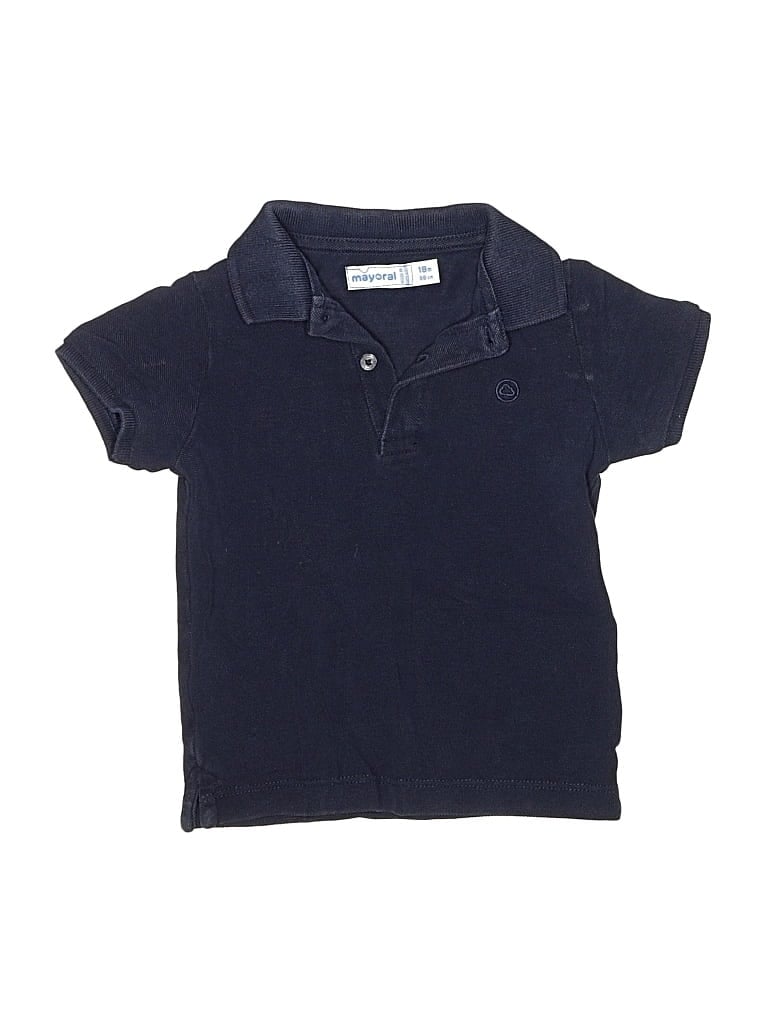 Pre-owned Mayoral Kids' Short Sleeve Top Blue Tops