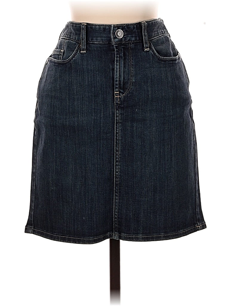 Pre-owned Eddie Bauer Denim Skirt In Blue